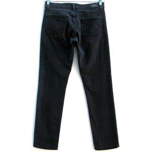 Levi's Mid Rise Skinny Black Fade Stretch Sz 10 M